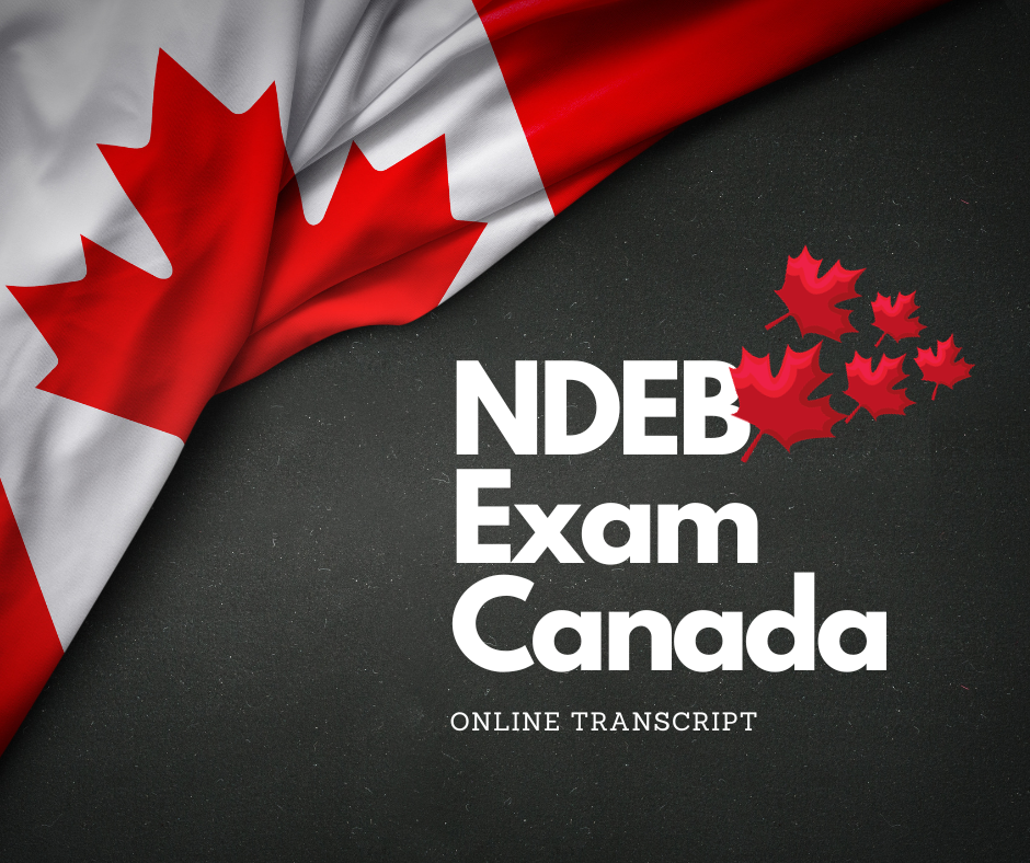 NDEB Examination Online Transcripts