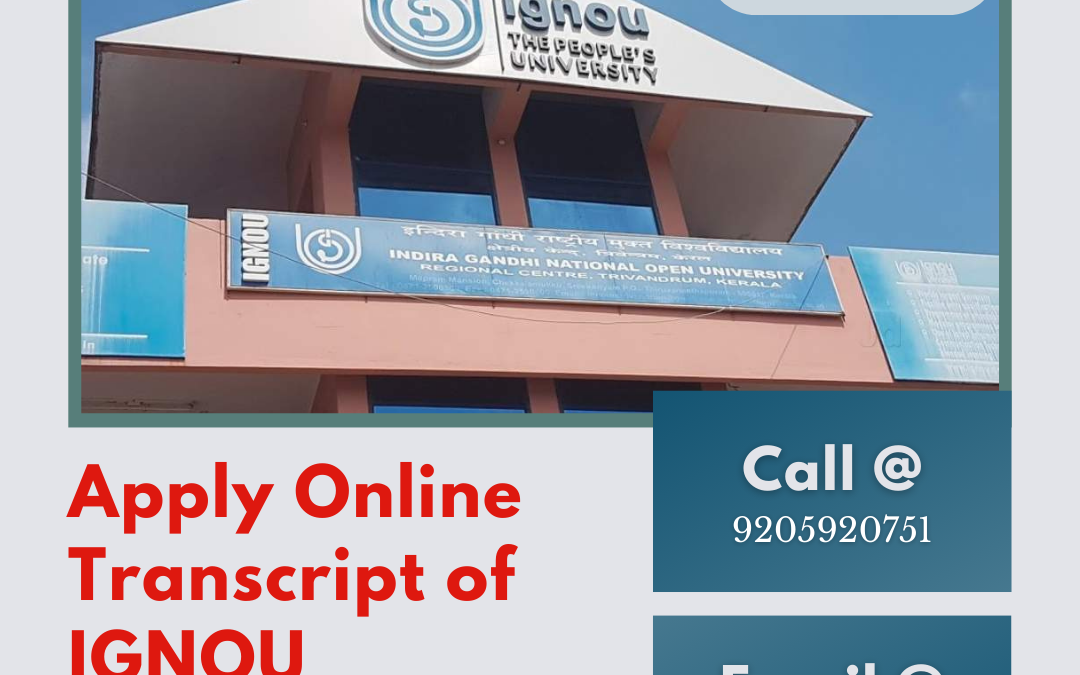 IGNOU Transcript Online