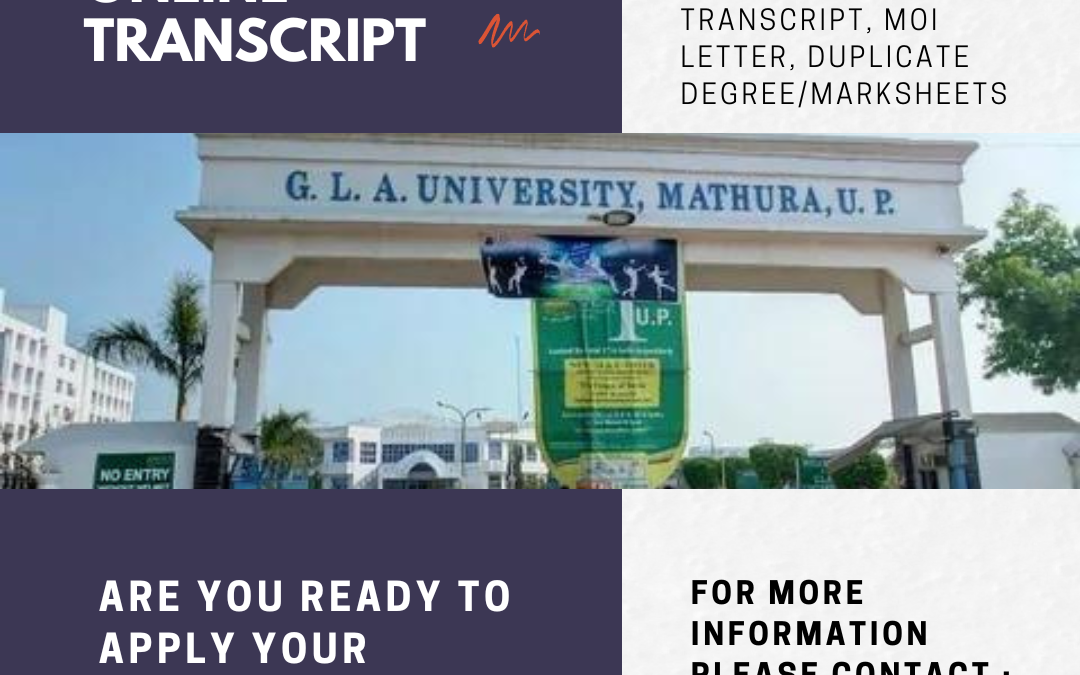 GLA University Transcript