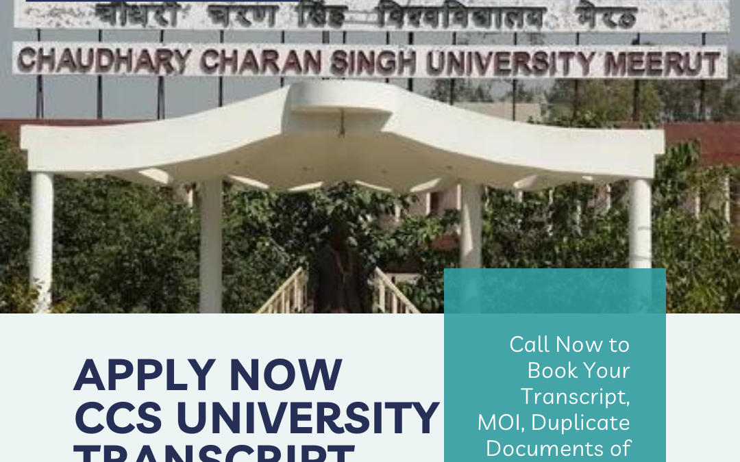 Chaudhary Charan Singh University Transcript