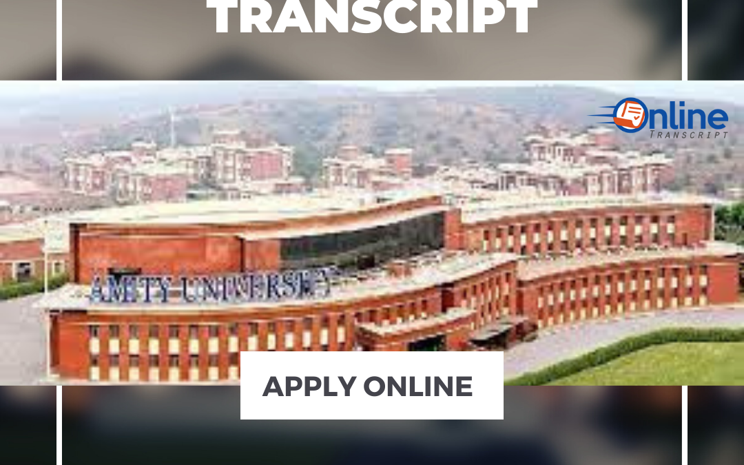 Amity University Transcript