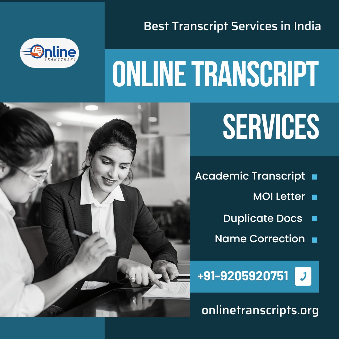 NMIMS Deemed to be University Transcript Online - Online Transcripts