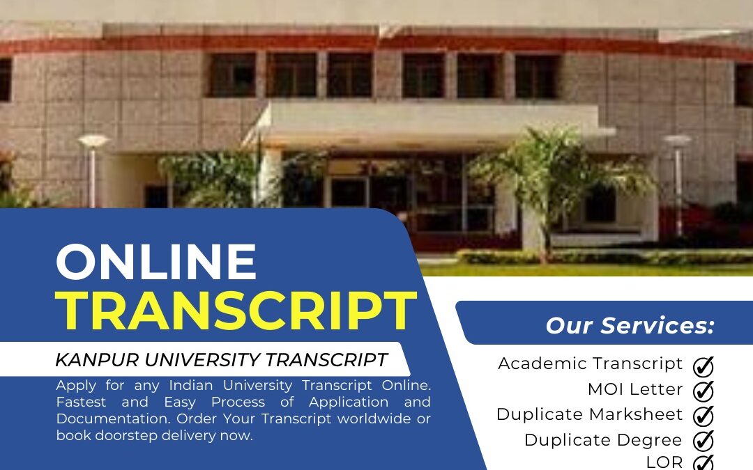 What documents are required for applying transcript from Chhatrapati Shahu Ji Maharaj University?