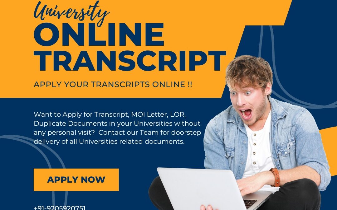 How do I get the transcript from Sikkim Manipal University online?