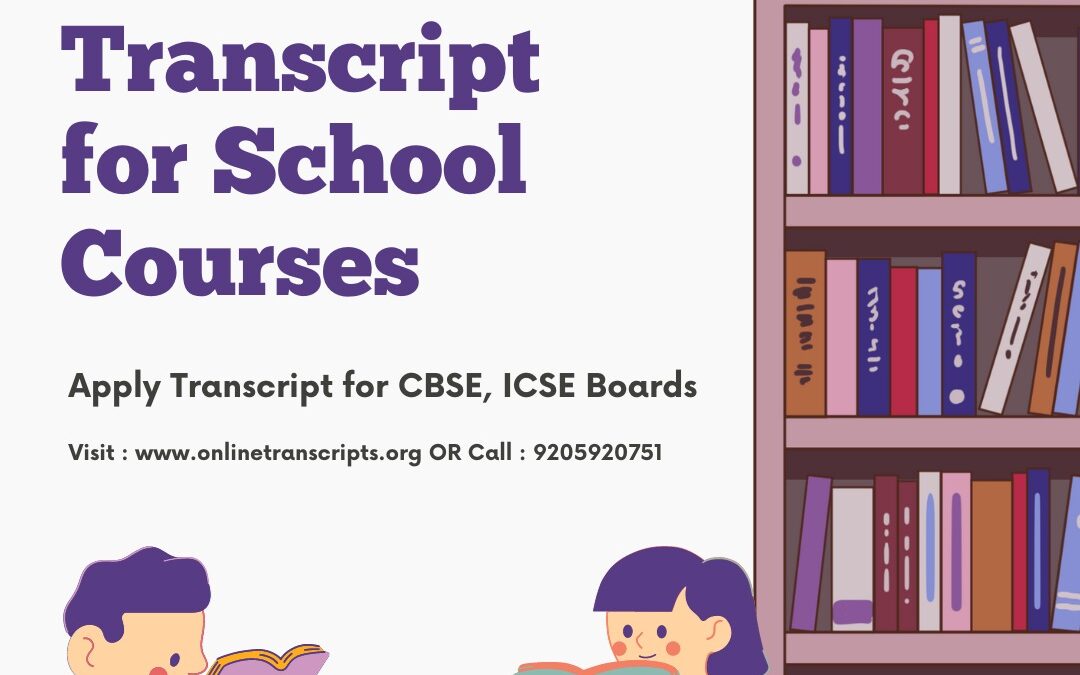 What is the procedure of obtaining transcripts for WES  Canada from CBSE?