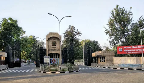 Can I apply for an online transcript from Kurukshetra University or is a physical visit mandatory?