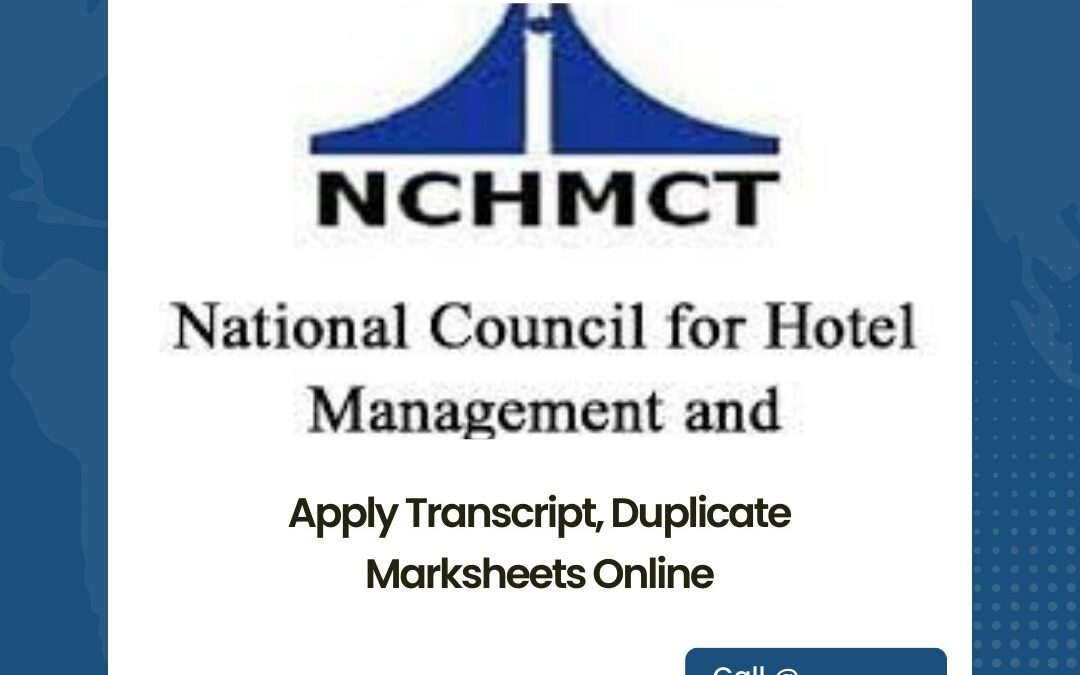 Can I apply for NCHMCT transcript by paying fees online?