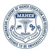 Meenakshi Academy of Higher Education & Research (MAHER) Transcript Online