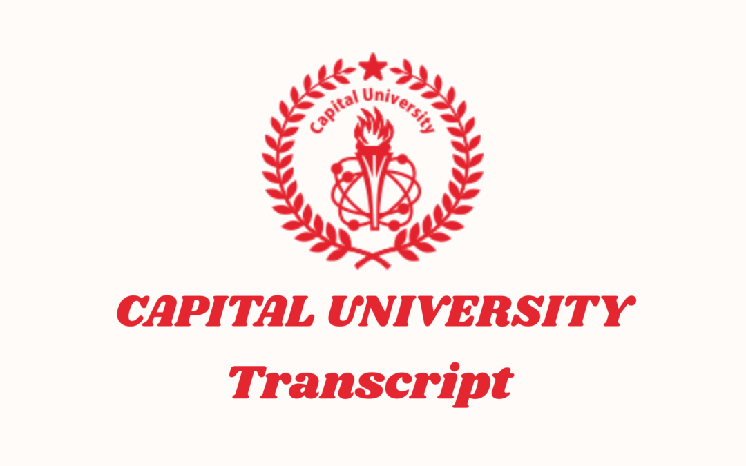 How much is the fee for getting a transcript from Capital University, Jharkhand?