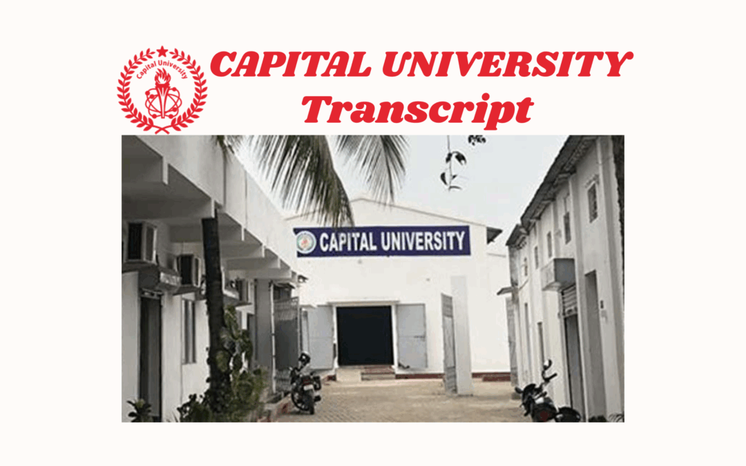 Can I authorize someone else to collect my transcript from Capital University, Jharkhand?